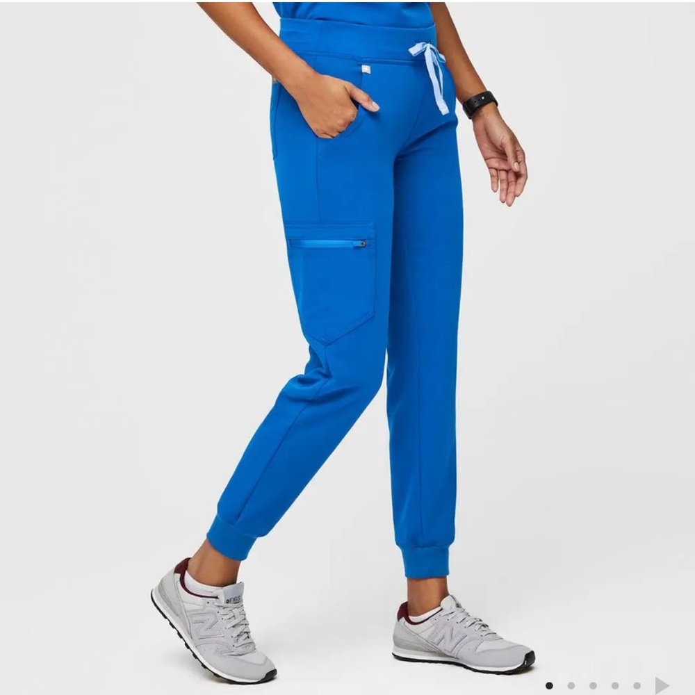 FIGS blue Zamora jogger scrubs